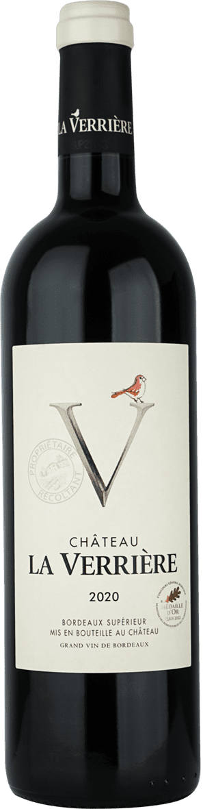 Bordeaux Supérieur AOC - Château La Verrière Rouge 2020, 0.75l
