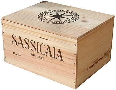 Dřevěná bedna Sassicaia DOC Bolgheri - Tenuta San Guido 2019