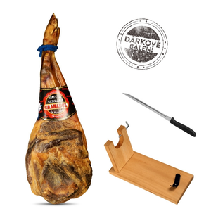 Set Jamón Paleta serrana gran reserva - nůž + stojan