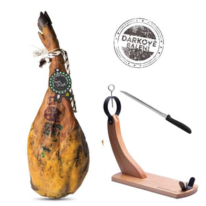 Set Jamón Ibérico - Paleta de Cebo - nůž + stojan