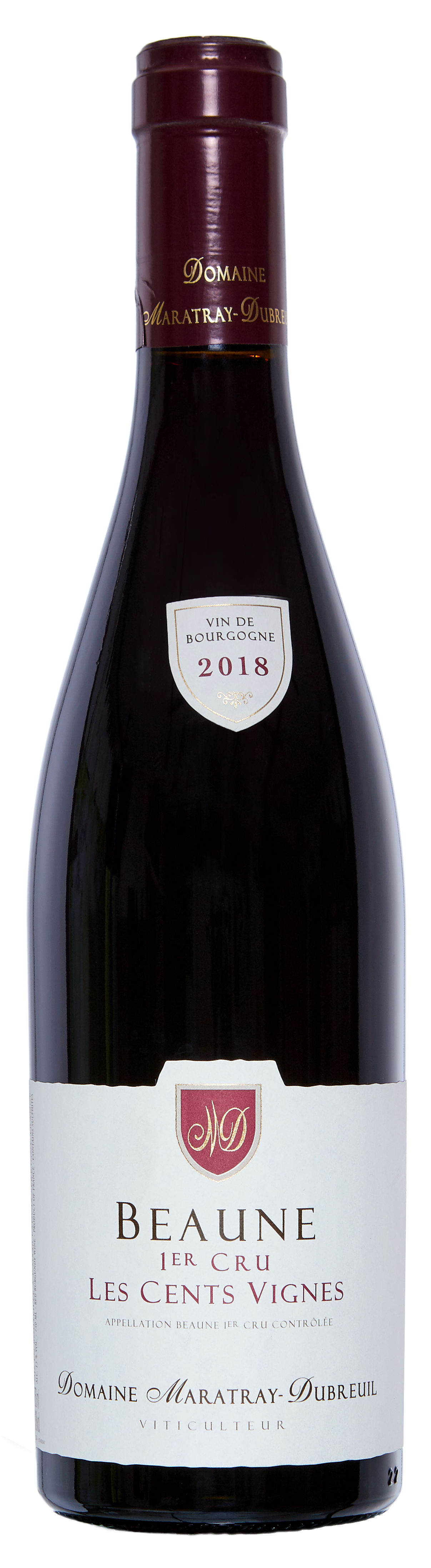 Beaune 1er Cru „Les Cents Vignes“ AOC 2018 - Maratray-Dubreuil