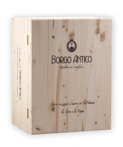 Dřevěný box Prosecco - Borgo Antico, 6x0.75l