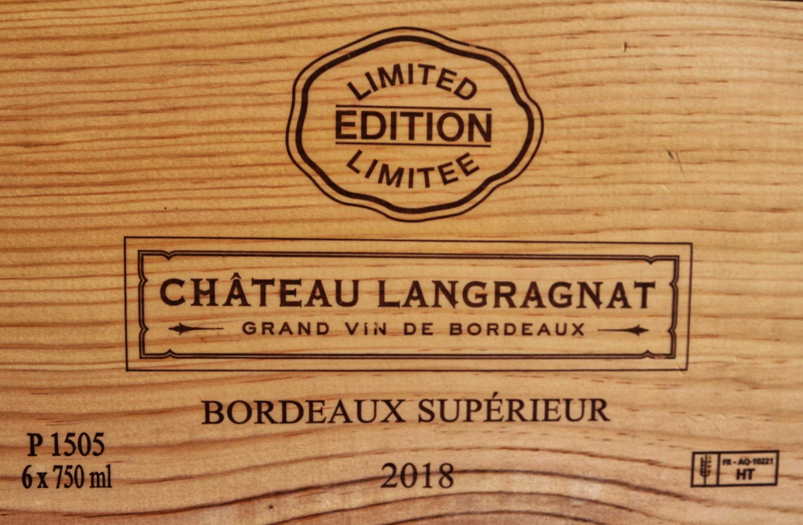 Bedna Bordeaux Superieur AOC 2022 - Chateau Langragnat