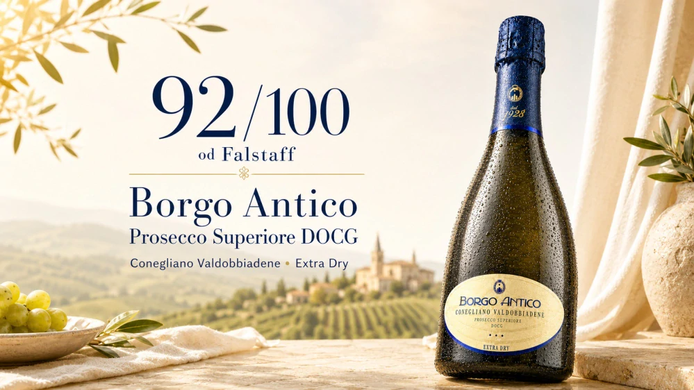 Prosecco Superiore Extra Dry Conegliano - Valdobbiadene DOCG - Borgo Antico, 0.75l