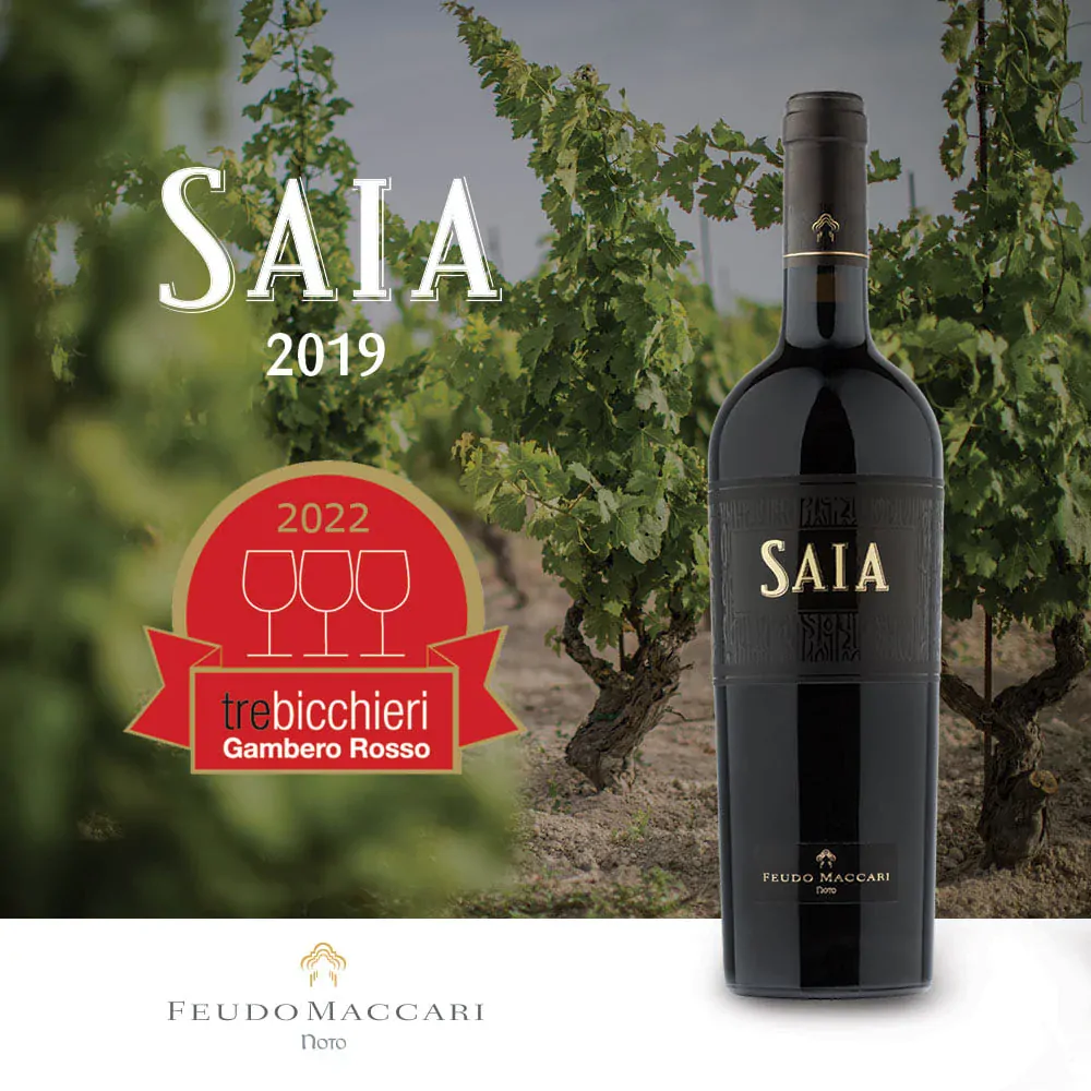 Saia Nero d’Avola DOC Sicilia 2019 - Feudo Maccari, 0,75l