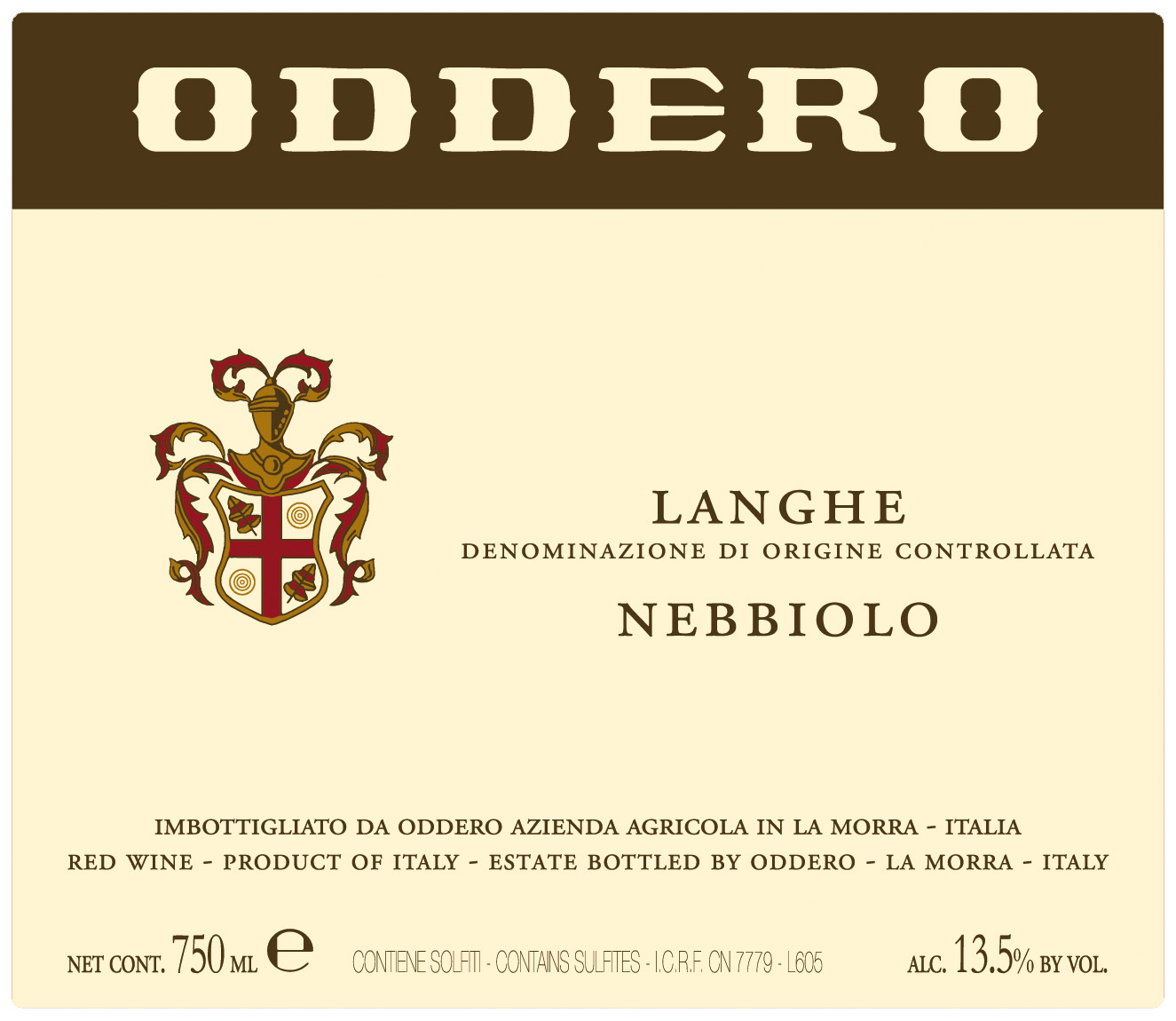 Langhe Nebbiolo DOC 2023 - Oddero, 0,75l 