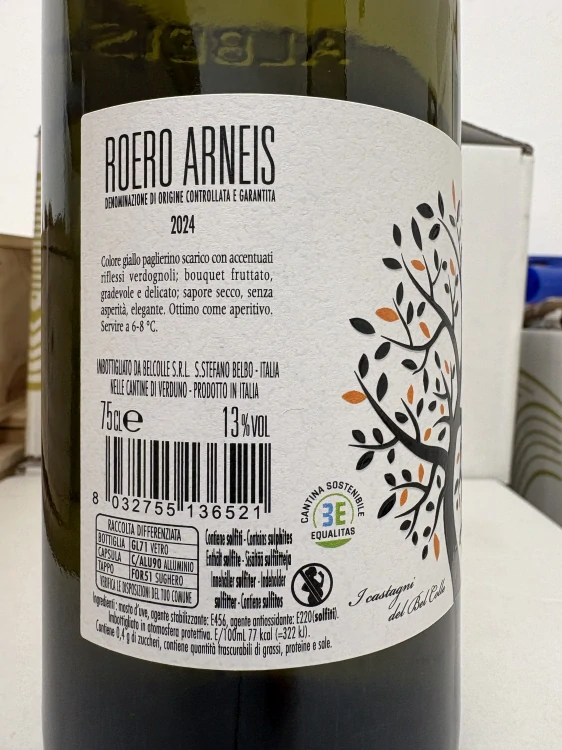 Roero Arneis DOCG 2024 - Bel Colle, 0.75l