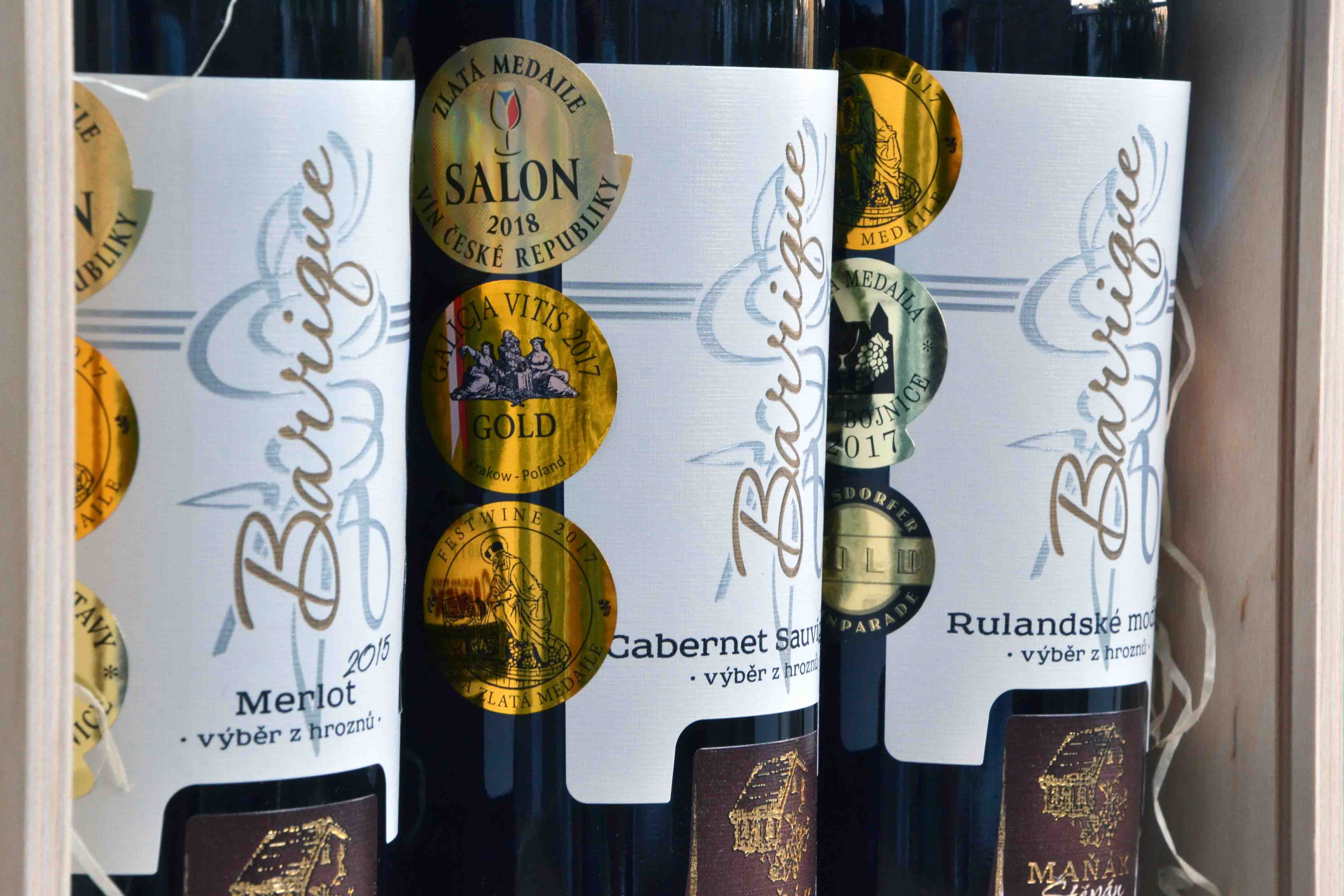 Moravská dárková kazeta Barrique - Vinařství Štěpán Maňák